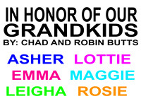In honor of grandkids