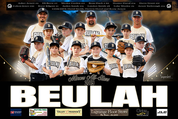 Beulah 9-10 All-Star Banner