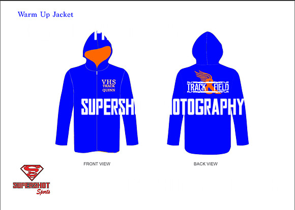 Warm Up Jacket with Zipper